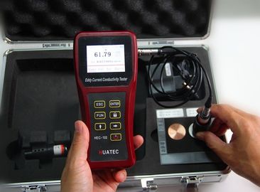 Eddy Current Testing Probe Meter Konduktivitas Listrik 60khz Untuk Logam Non Ferrous