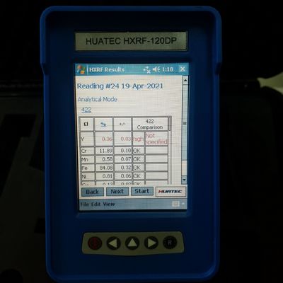 Penganalisis Paduan Genggam / Identifikasi Paduan PMI SI-PIN Detector HXRF-120DP