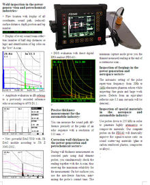Universal Ultrasonic Flaw Detector Dengan Layar Warna Cerah LED Backlight USMFD34035X