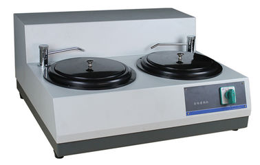 250mm Disc Diameter Peralatan Metalografi, mesin pemoles metalurgi 4 Mode Kecepatan