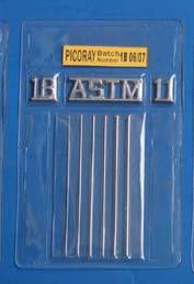 ASME E1025 ASTM E747 Penetrameter Kawat Penetrometer Indikator Kualitas Gambar IQI