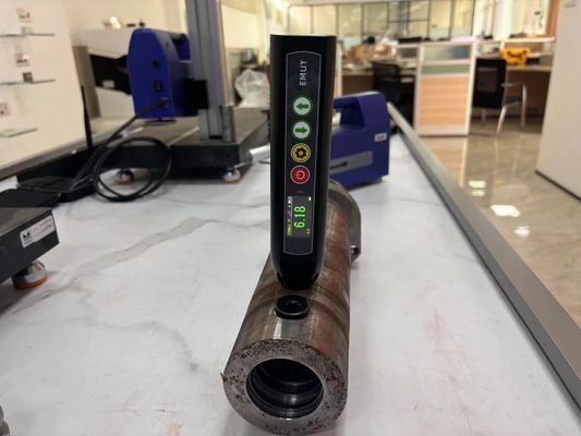 A scan B scan EMAT Air Coupling Ultrasonic Thickness Gauge dengan permukaan suhu tinggi