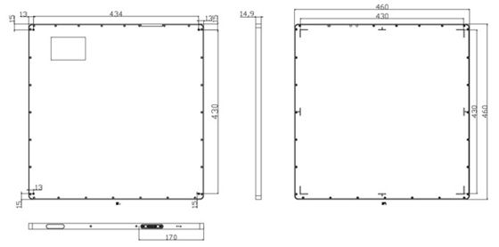 Sensor silikon amorf Flat Panel Detektor DR Dinamis Dan Pengujian Non Destruktif