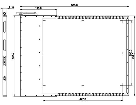 139 Mikron Amorf Silicon A-Si Curved A-Si DR Uji Non Destruktif