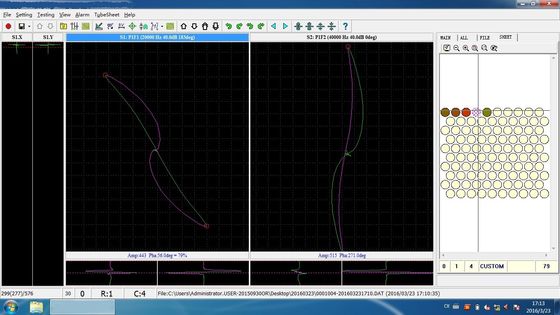 Peralatan Pengujian Arus Eddy Portabel Ndt 14.8v Baterai Lithium Built In