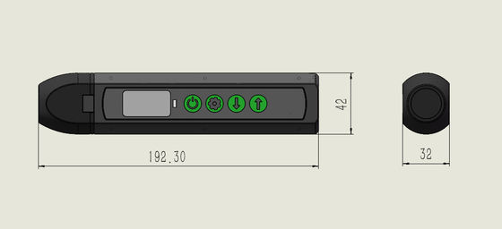 RS485 Ethernet Non kontak tanpa kopling Single echo Dual echo EMAT Ultrasonik Ketebalan Gauge TG-14D